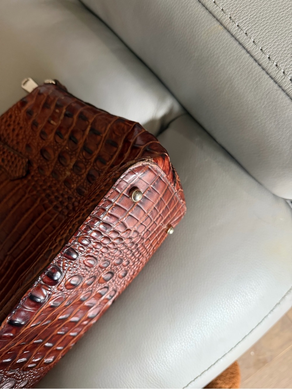 Brahmin Brooke Crocodile/Alligator Tote - Picture 4 of 7